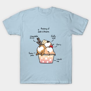 Corgi Ice cream T-Shirt